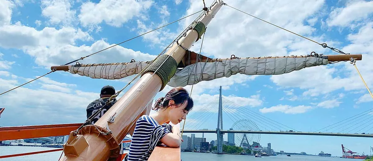 Sweeping view of Osaka Bay!